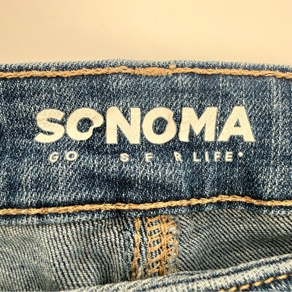 Sonoma Blue Denim Women’s Bermuda Shorts Size 16 - Picture 5 of 6